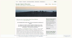 Desktop Screenshot of learn-about-finance.com